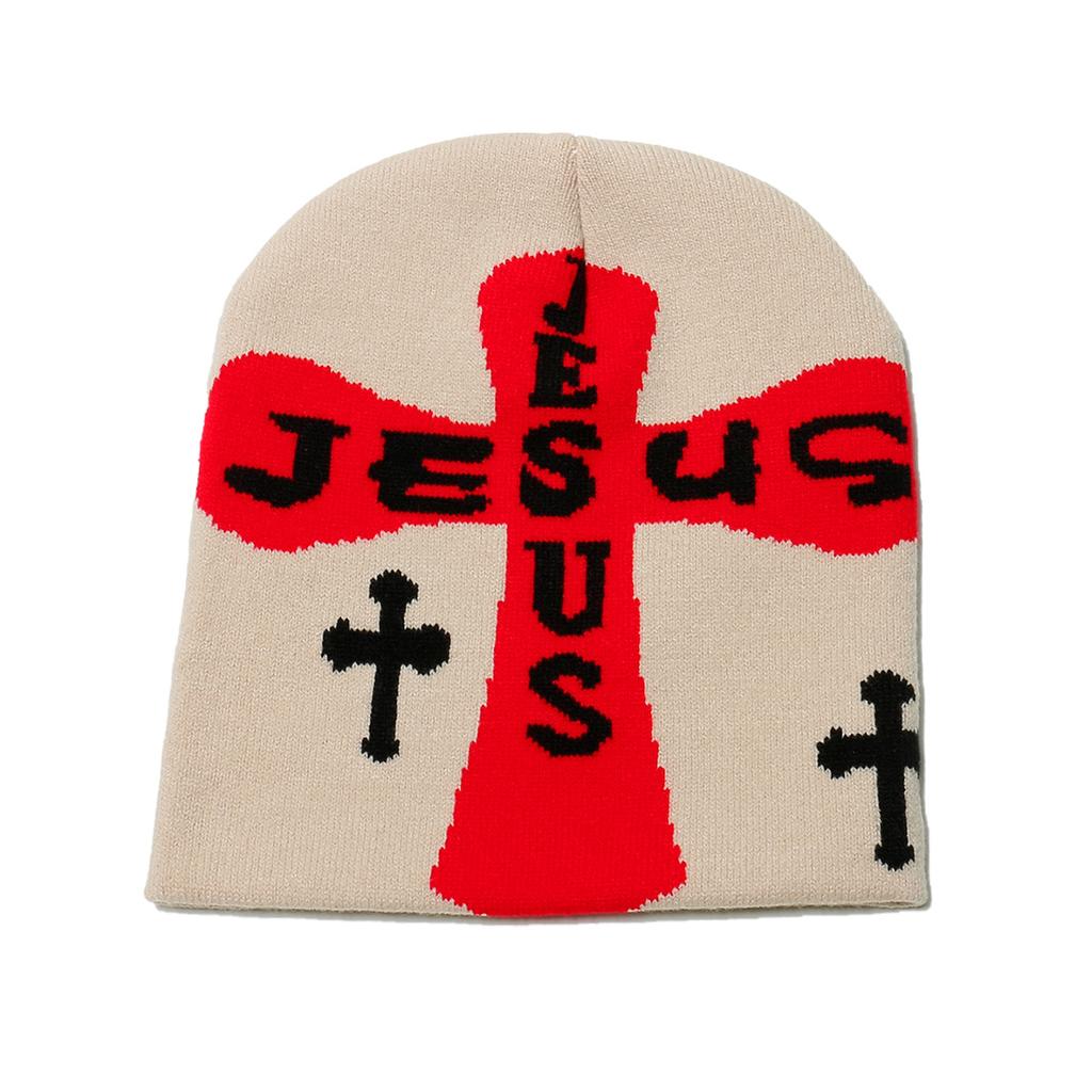 Autumn and Winter New Beanie Wool Hat Cold-proof Knitted Hat Trendy Versatile Warm Jacquard Hat for Men and Women