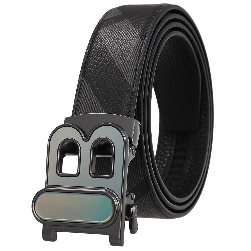 1Pcs Acessórios para cinto de cintura masculino, fivela automática Cinto de couro de vaca Ly36-35037-5