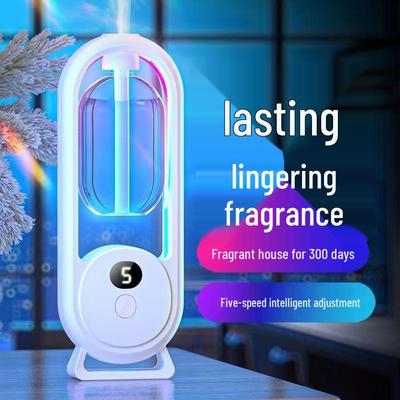 Digitaler Aroma Diffusor mit Leistungsanzeige & Stimmungslicht - Automatischer Heim-Deodorizer & Duftmaschine