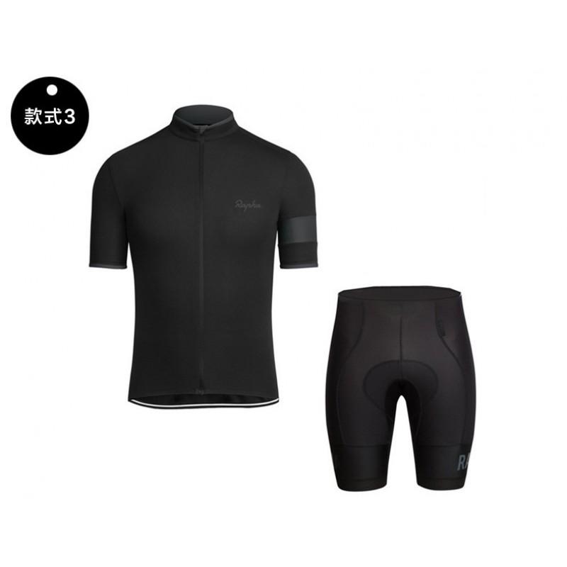 Unisex Cycling Jersey Bib Shorts Set Quick-Dry Road Bike Apparel Men Women