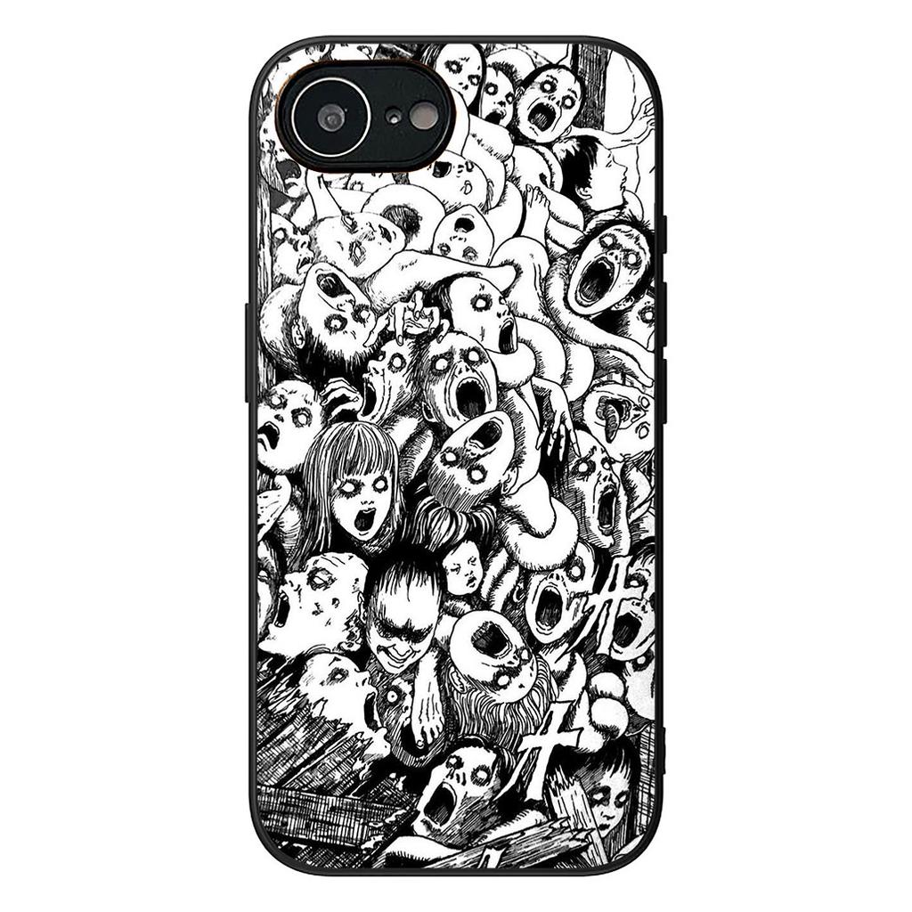 Tomie Wallpaper Junji Ito Anime Casing Cover for Apple iPhone 12 13 Mini XS 11 Pro Max 7 8 Plus XR SE 2022 SE3 + 8+ Phone Case