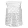 Self-Absorbing Vase Transparent Water Level Indicator Embossed Self-Watering Planter with Breathable Bottom for Indoor Plants Succulents Herb