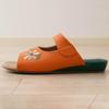 Hokomomola Senko Petalo Outdoor Size L 47167 Sandals, (approx. 23.5-24cm), Orange,
