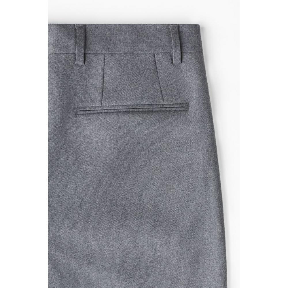 H M Suit Pants sliM Fit Dark Grey