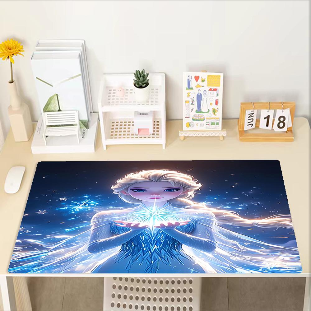 Elsa Theme Mouse Pad, Non Slip Rubber Base, Multifunctional Office & Home Decor, Perfect for Workspace Personalization.