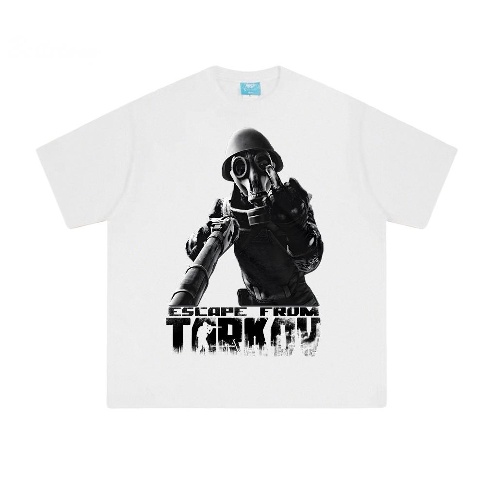 Escape From Tarkov GAME Tee Shooting Game Print T Shirt Comfortable 100% Cotton Clothing O-neck Comfortable Tops