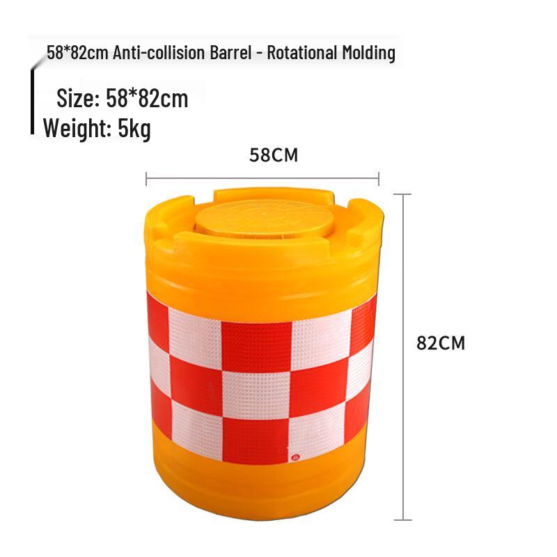 Blow-Molded Traffic Safety Barrier Barrel