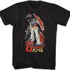 Mobile Suit Gundam Anime Mobile Suit Poster Japanese Men's Short Sleeve T Shirt Graphic Tees