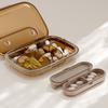 Large Capacity Medicine Box Plastic Pills Dispenser Portable 4/6 Grids Pill Box  Travel