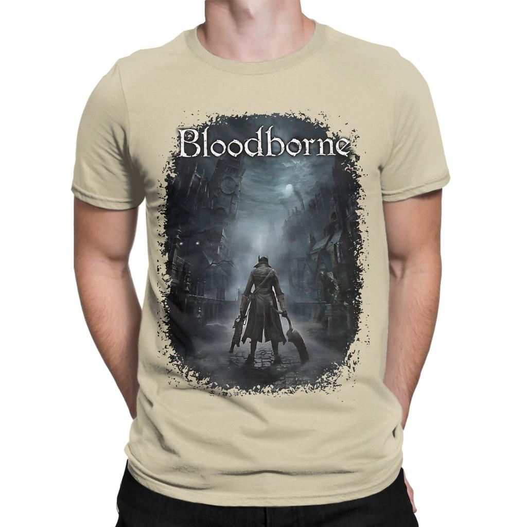 Main Hunter In Yharnam For Gamers Essential T Shirt Summer Bloodborne Tshirts Unisexs Cotton O Neck Plus Size Top Tees Tshirt