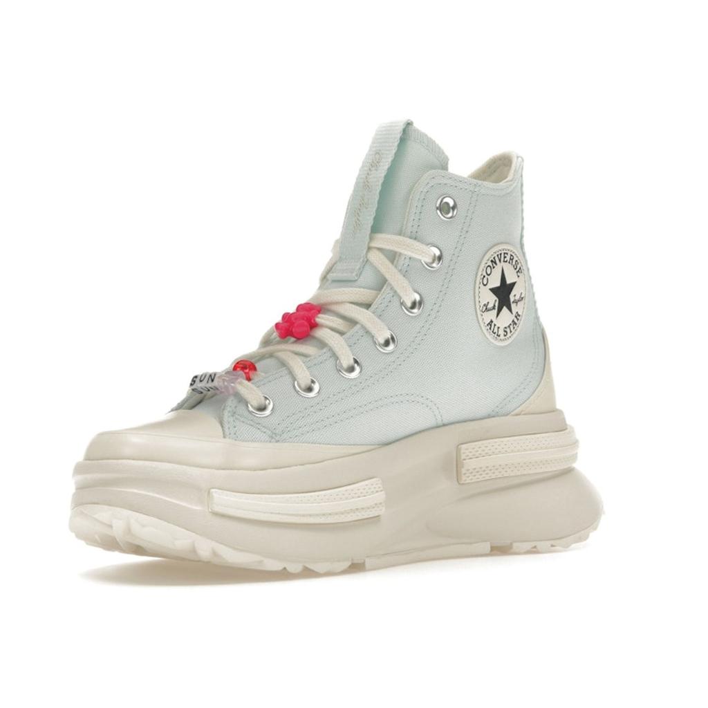 Converse Run Star Legacy CX Platform High DIY Perlen Damen Sneaker Blau Aqua-Mist Egret A06094C
