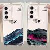 Scenic Airplane Mountain Case for Samsung Galaxy A57 A34 A35 A26 A24 A56 A55 A52 A17 A36 A37 A52 A25 A51 A14 A16 A54 A15 Phone