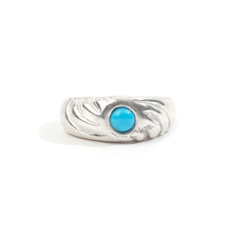 

SEWNSWEN SILVER SHELL TURQUOISE RING ORDER MADE