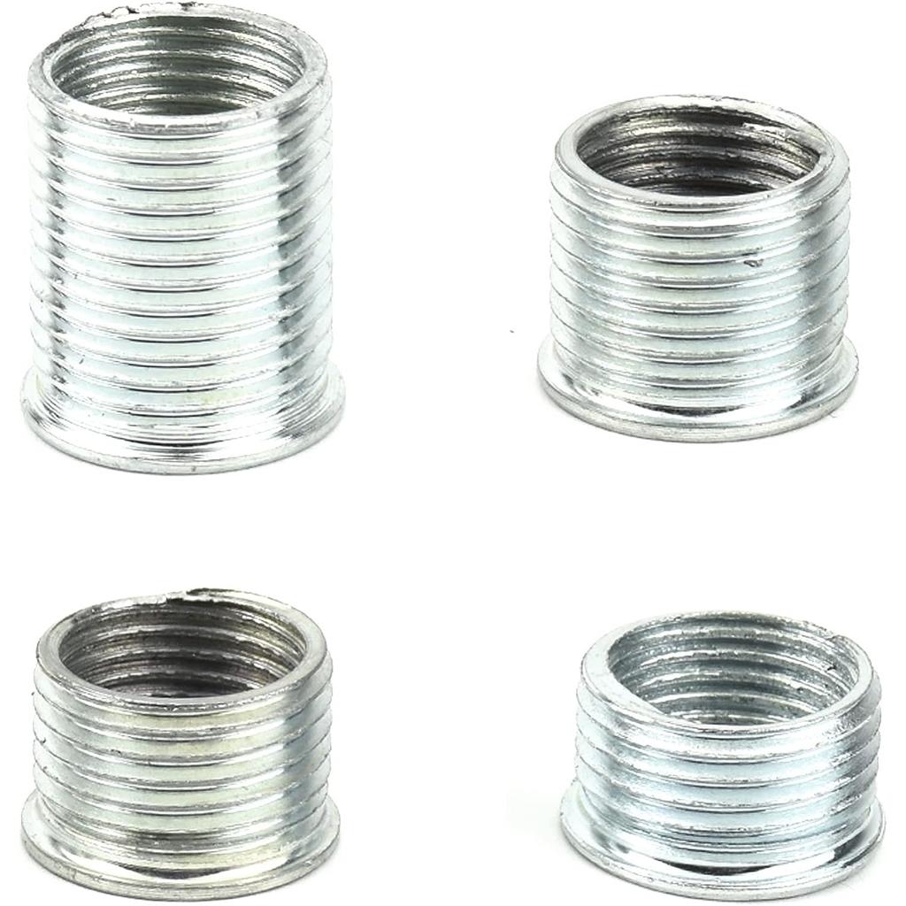 5-teiliges Zündkerzengewinde-Reparaturset, Zündkerzenhalter mit Gewinde und 4 Zündkerzeneinsätzen zur Reparatur von 14-mm-Zündkerzen
