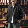 JEEP SPIRIT Men's Casual Lapel Workwear Jacket