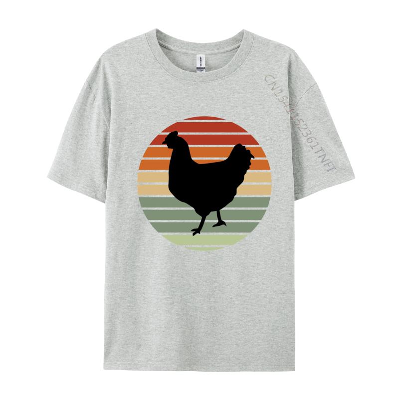 Hen Chicken Tshirt Cotton Casual Tops Shirts New Coming Men T Shirt Mama Hen Vintage T Shirt Men Grey XS3XL