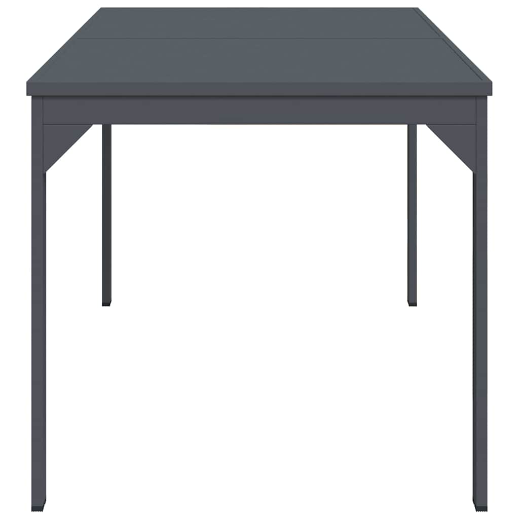 Patio Table Anthracite 180 x 80 x 74 cm