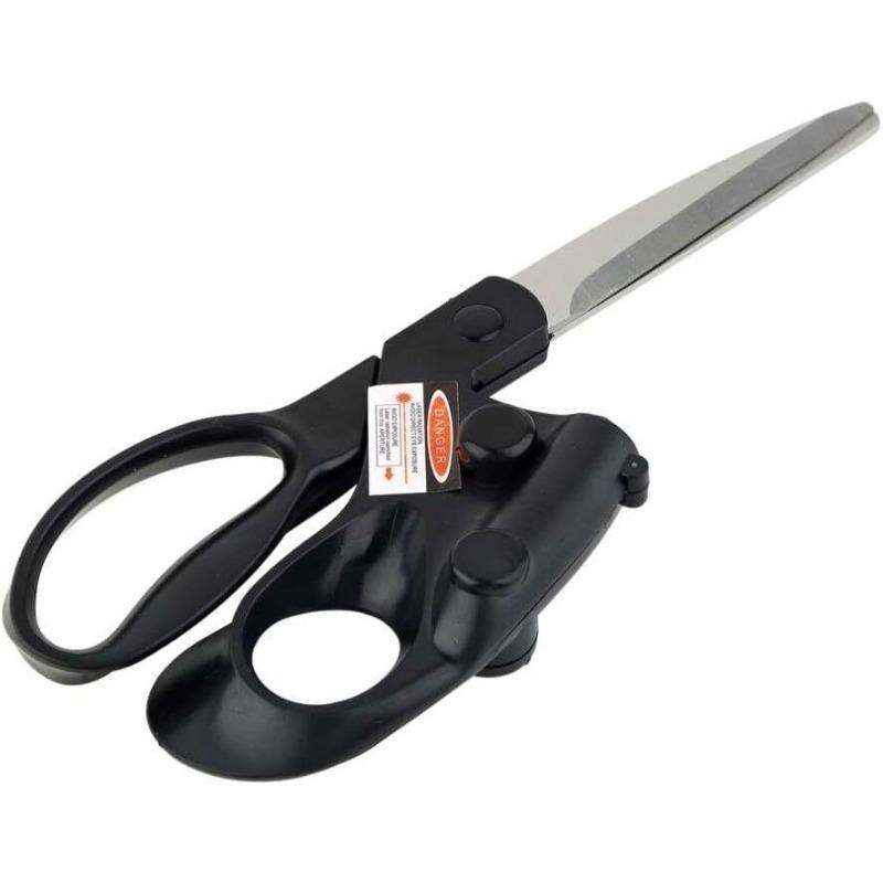 Forbici professionali guidate da laser per cucito adatte per tagliare e taglio diretto per artigianato domestico, imballaggi 1/2 PZ