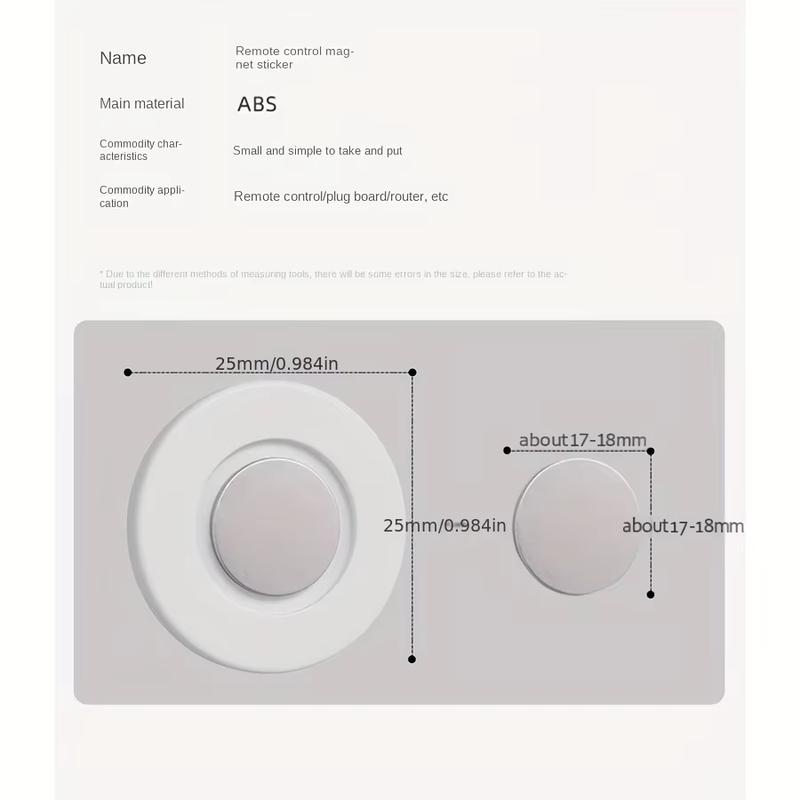 3/6/12pcs Magnetic Remote Control Holder Wall Mount Hook AC Air Conditioner Controller Storage Organizer Magnetic Sticker Home Gadget Stick On Hanger