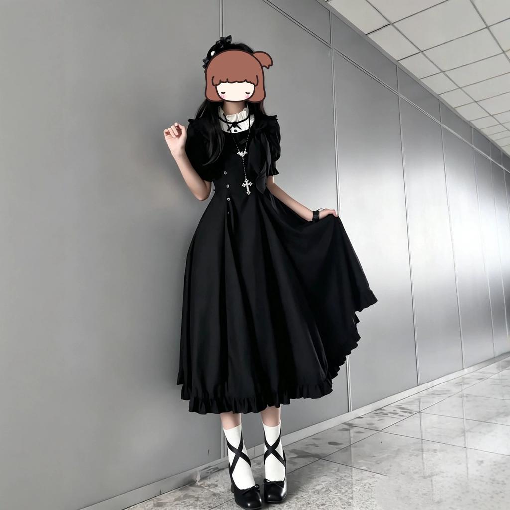 Summer super good-looking, unique and beautiful niche design dress women's new waist thin elegant temperament dress