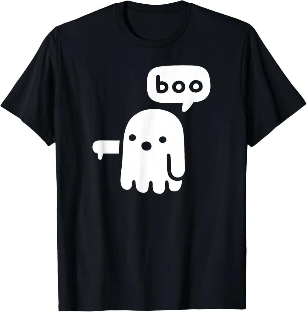 Fantôme d'Approbation Chunky Rigolo Boo Halloween T-shirt Classique Unisexe Vêtements T-shirt Unisexe Haute Qualité Streetwear Y2k