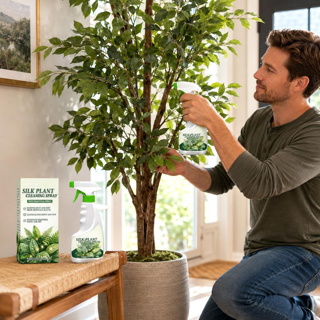 Reinigungsspray für Kunstpflanzen, Seidenblumen und