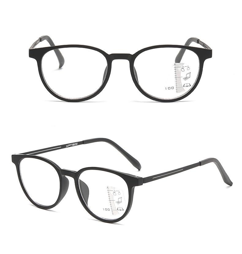 progressive multifocal reading glasses that are resistant to strong sunlight and harmful and do not change color under artificial light or indoors