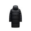 Anta Solid Color Zipper Hooded Long Sleeve Down Jacket Unisex Outerwear Basic-Black 172517902-3