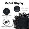 XINRAN Synthetic Messy Bun Short Curly Ponytail Extension Elastic Drawstring Loose Big Curly Clip In Hair Pieces For Women Daily Wear