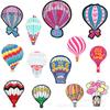 New Hot Air Balloon Embroidery Cloth Sticker Computer Embroidery Chapter Clothing Patch Sticker Cartoon Ironing Bag Decorative Embroidery Sticker