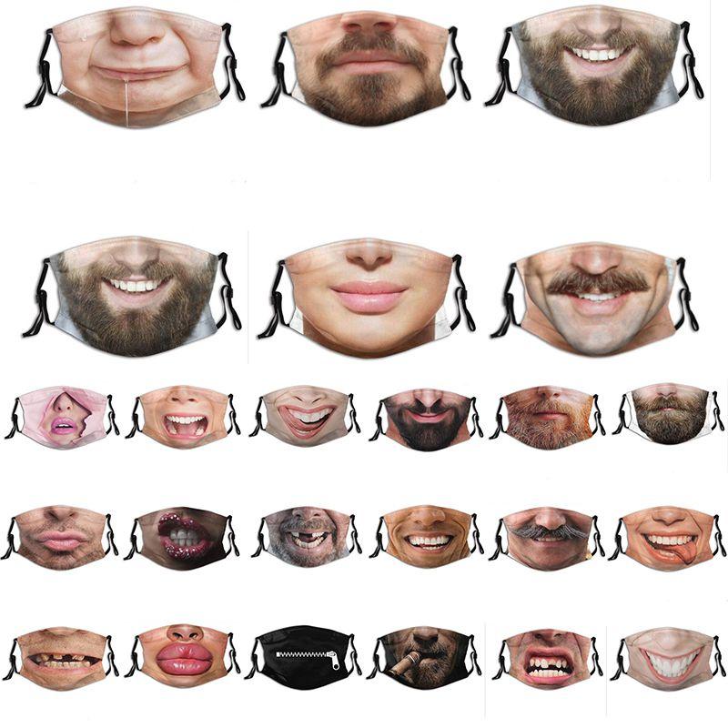 Creative Men Fun And Women Generic Mask Spoof Funny Washable Cospaly Halloween