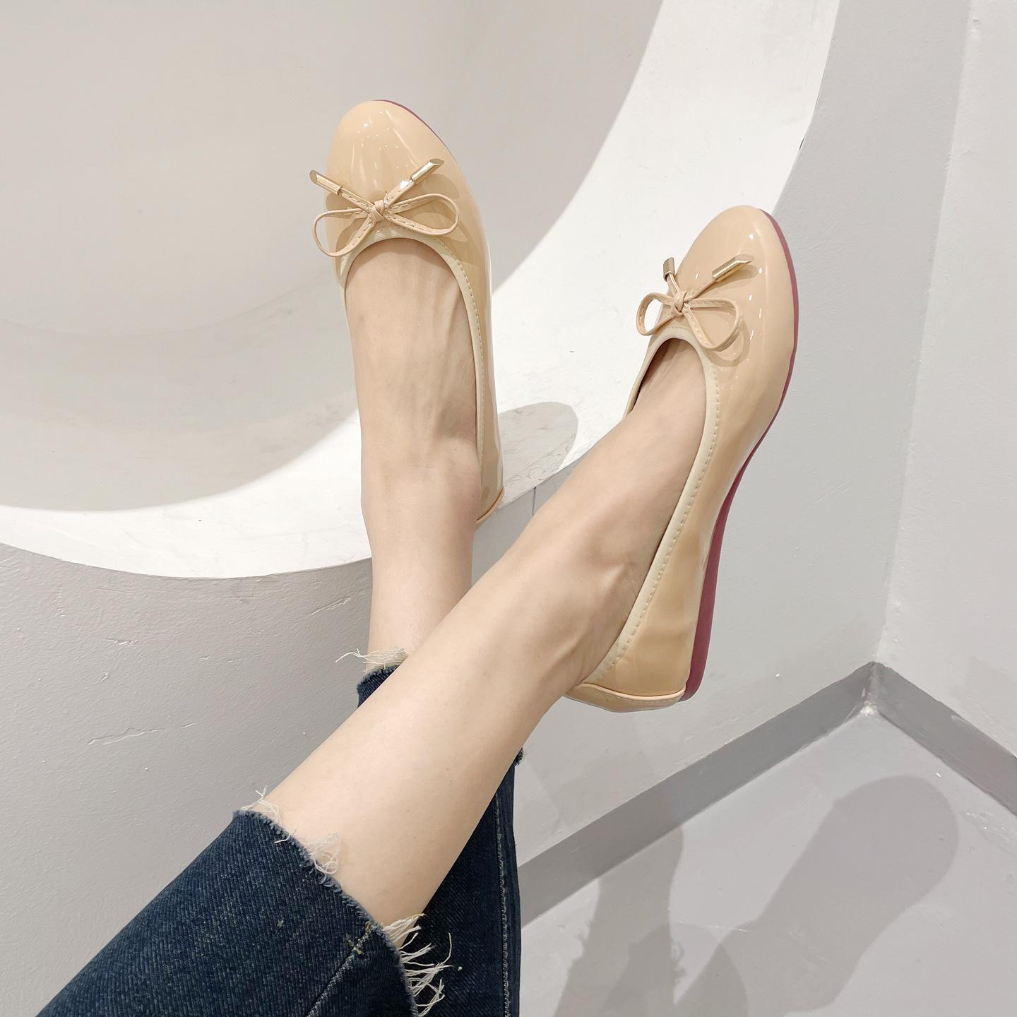 Одиночные туфли Женские туфли на плоской подошве Мягкая повседневная обувь большого — фото 14