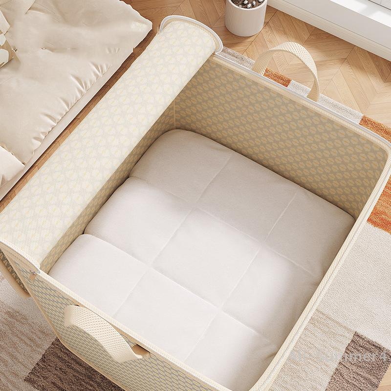 Borsa Portaoggetti Extra Large - Borsa Multifunzionale per Biancheria da Letto, Vestiti e Biancheria Intima con Cerniera, Borsa Sottoletto