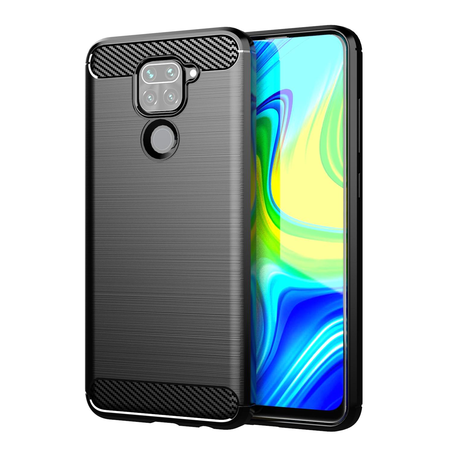 

Чехол из углеродного волокна для Redmi Note 9 9t 9s 9pro max Мягкий силиконовый противоударный чехол для телефона xaomi redmi note9 4g 9 Pro Redmi Note 9T чёрный