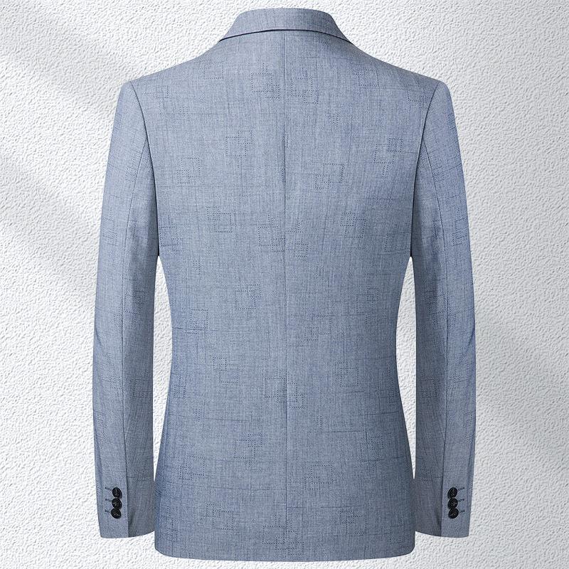 Весна и осень Тонкий мужской повседневный костюм Корейская версия Slim-fitting Small Suit — фото 3