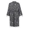 Women Three-quarter Sleeve Boho Polka Dot Printed Dress Tassel V-neck  Dress