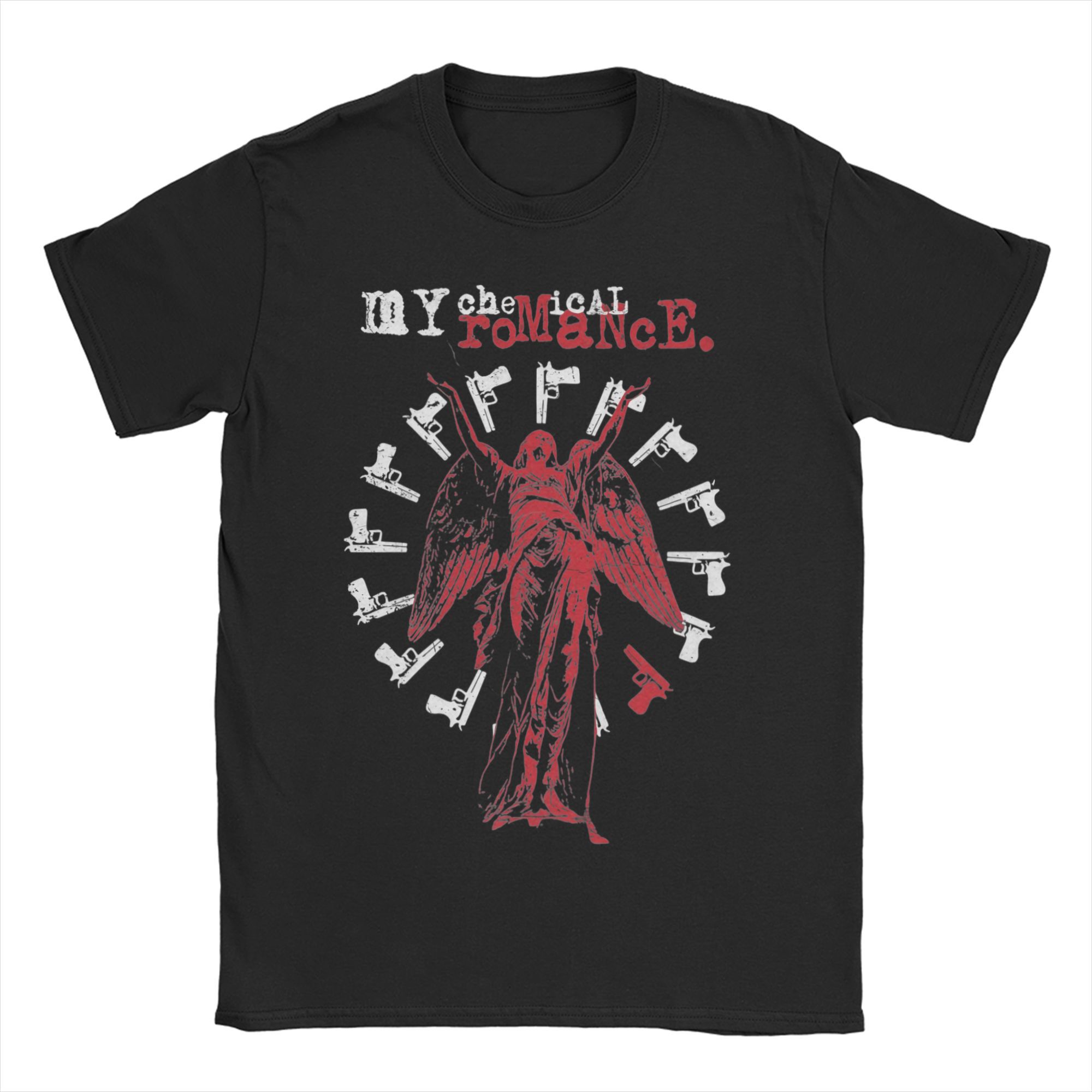 

Men Women Mcr Band Punk Rock T Shirt My Chemical Romance 100_ Cotton Clothes Fashion Round Collar Tee Shirt Plus Size T-Shir... 5XL різнокольоровий