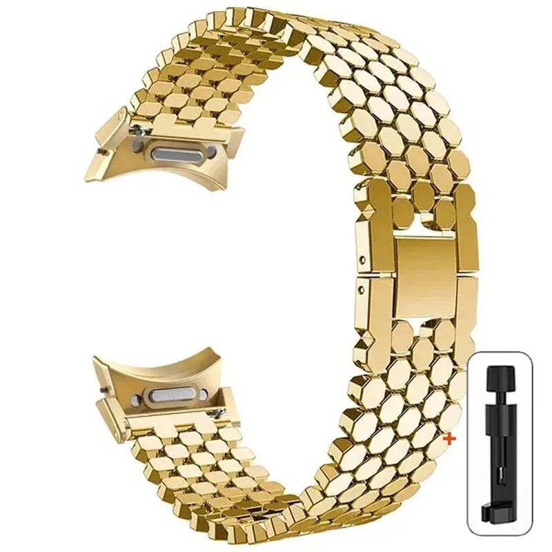 Quick Fit Stainless Steel No Gaps Band for Samsung Galaxy Watch 6 Classic 47mm 43mm 4 42 46mm 5 Pro 45mm 40 Mm 44mm Correa