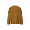 Levis FW23 Solid Color Crew Neck Pullover Sweater Men Sweater Ginger-Yellow A0708-0016