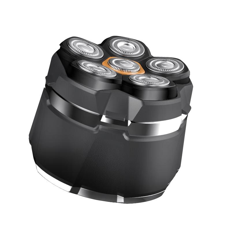 Men s Electric Waterproof 6-Blade Bald Head Shaver CN plug (adapter included)