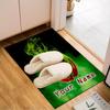 1PC Custom Name Halloween Poison Apple Theme Floor Mat Ideal for Living Room, Game Rooms, Office, Bedroom,Floor Mat Playful Design
