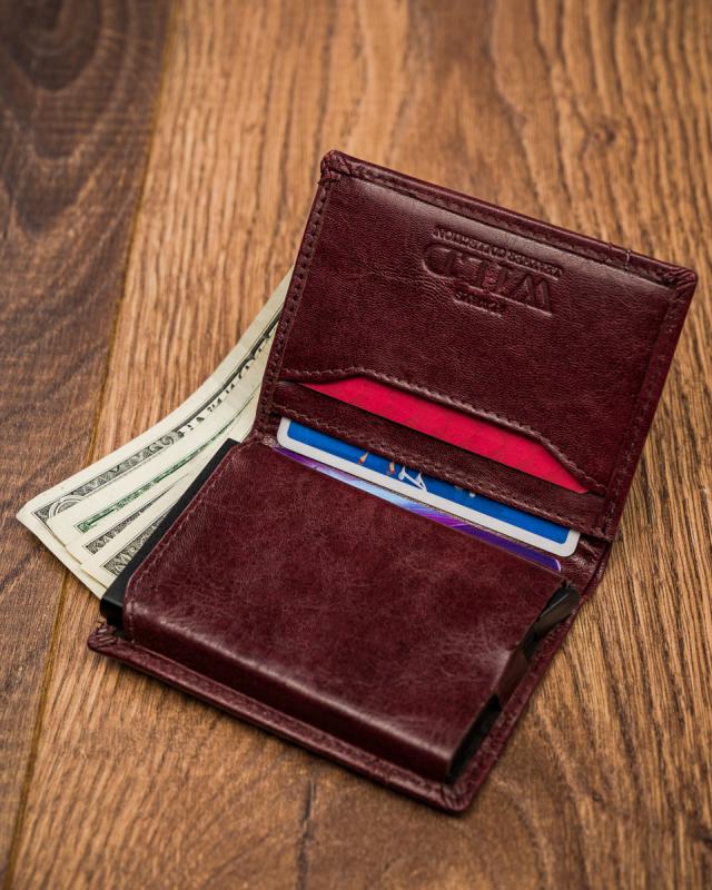 Small Leather Wallet with RFID Protection Stop - Always Wild