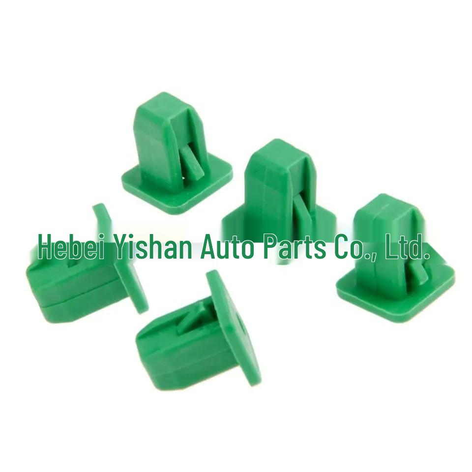Haishi Jinbei Foton Rear Door Floor Clip: 8mm White/Green Fastener