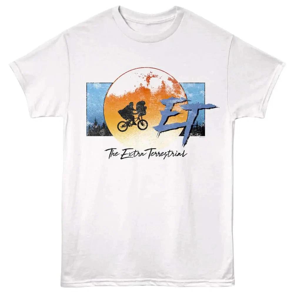 

E.T Biking over the Forest Men s T Shirt M