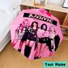 Custom Name Kpop BP Group Umbrella, Foldable Umbrella Suitable for Outdoor Shopping Travel Sports, Exquisite Gift for Family