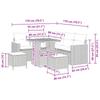 Garden Sofa Set 8 pcs Black Poly Rattan