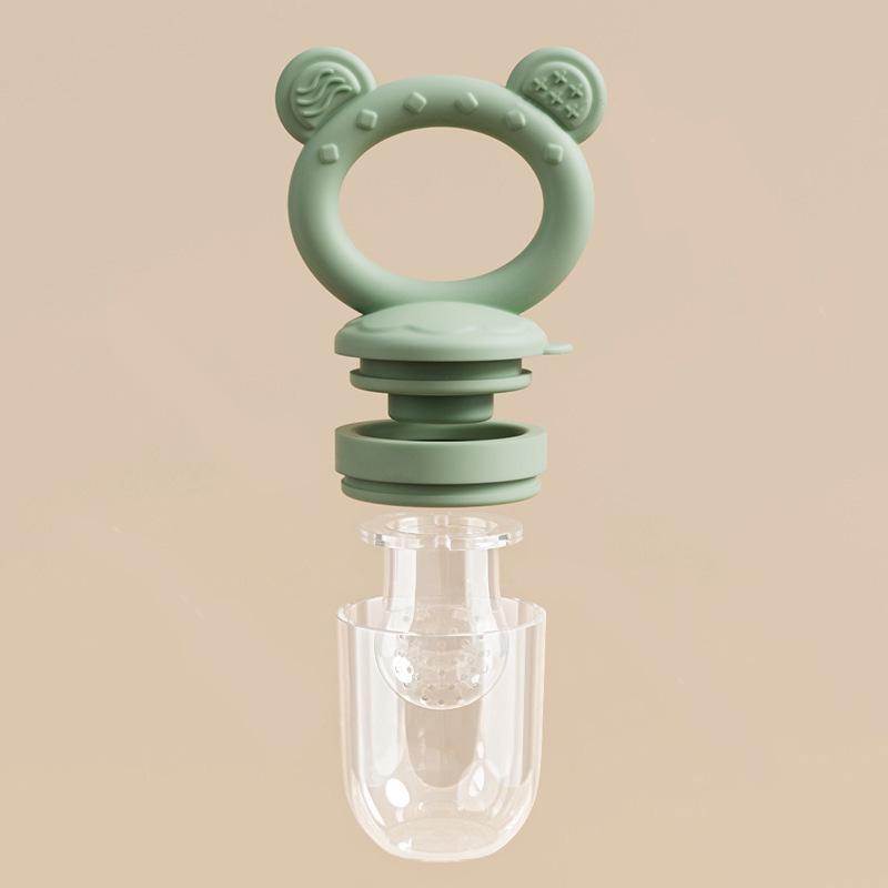 Set di Ciucci Frutta in Silicone per Svezzamento - Kit Strumenti per Mangiare Integratori Alimentari per Neonati