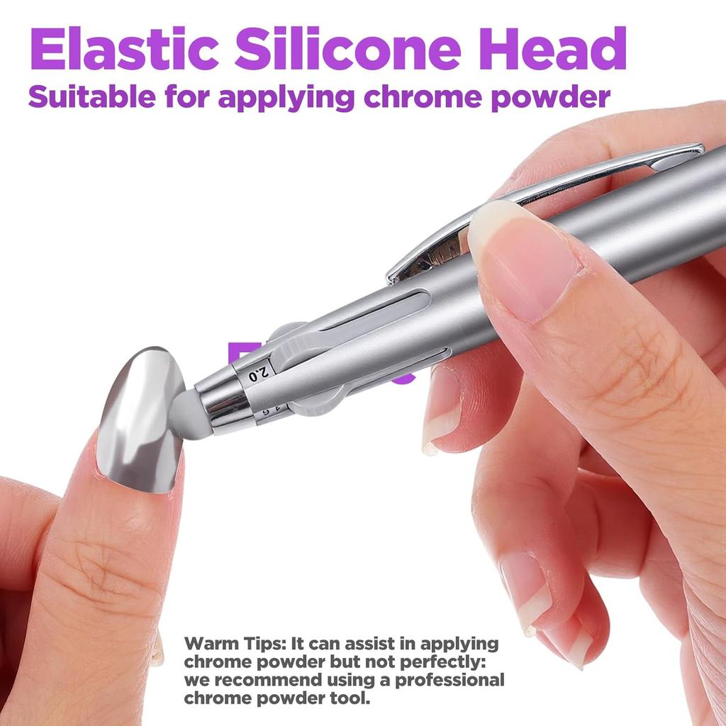 2PCS Nail Dotting Pen, 5-in-1 Nail Dotting Tool Ballpoint Pen Design Double End Nails Art Pens Dottings Tools Manicure Art Tools for Nails DIY Salon