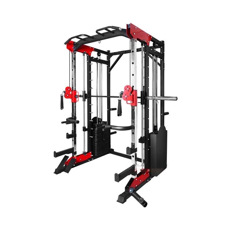 WEZHO Multifunctional Power Training Squat and Bench Press Rack