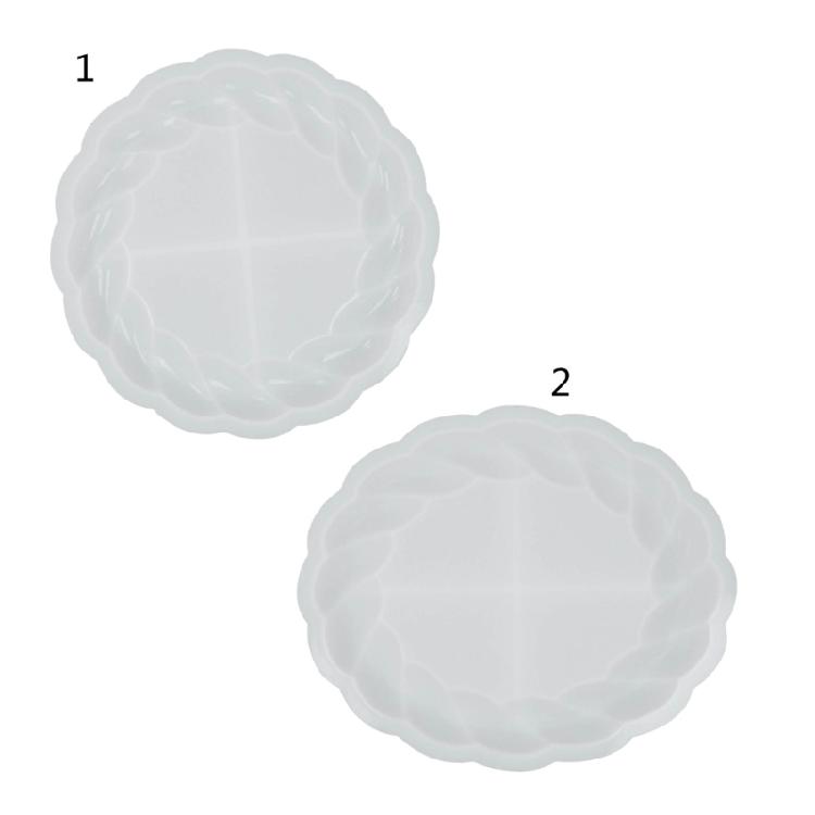 Epoxy Resin Moulds Coasters Tray Coaster Mould Epoxy Resin Mold Round/Oval